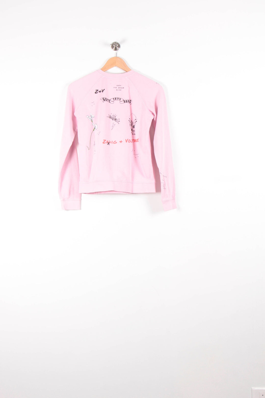 Sweat Rose - Taille S/36 de la marque Zadig&Voltaire | PARAD83386 - Vendu par Paradigme - Image 4