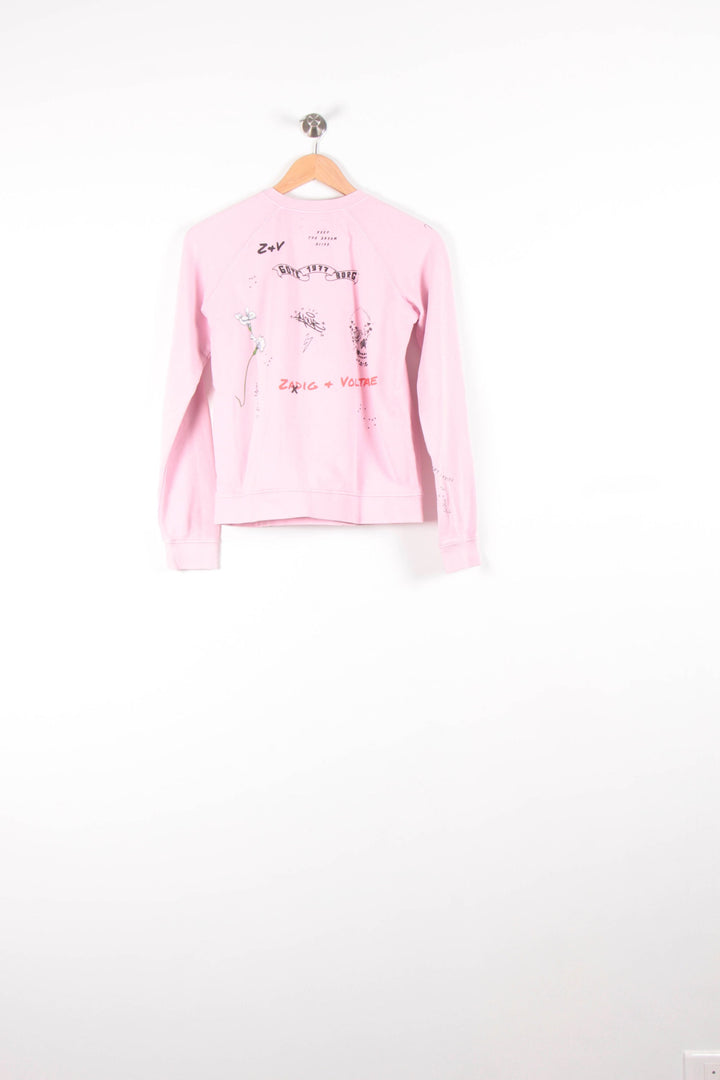 Sweat Rose - Taille S/36 de la marque Zadig&Voltaire | PARAD83386 - Vendu par Paradigme - Image 4