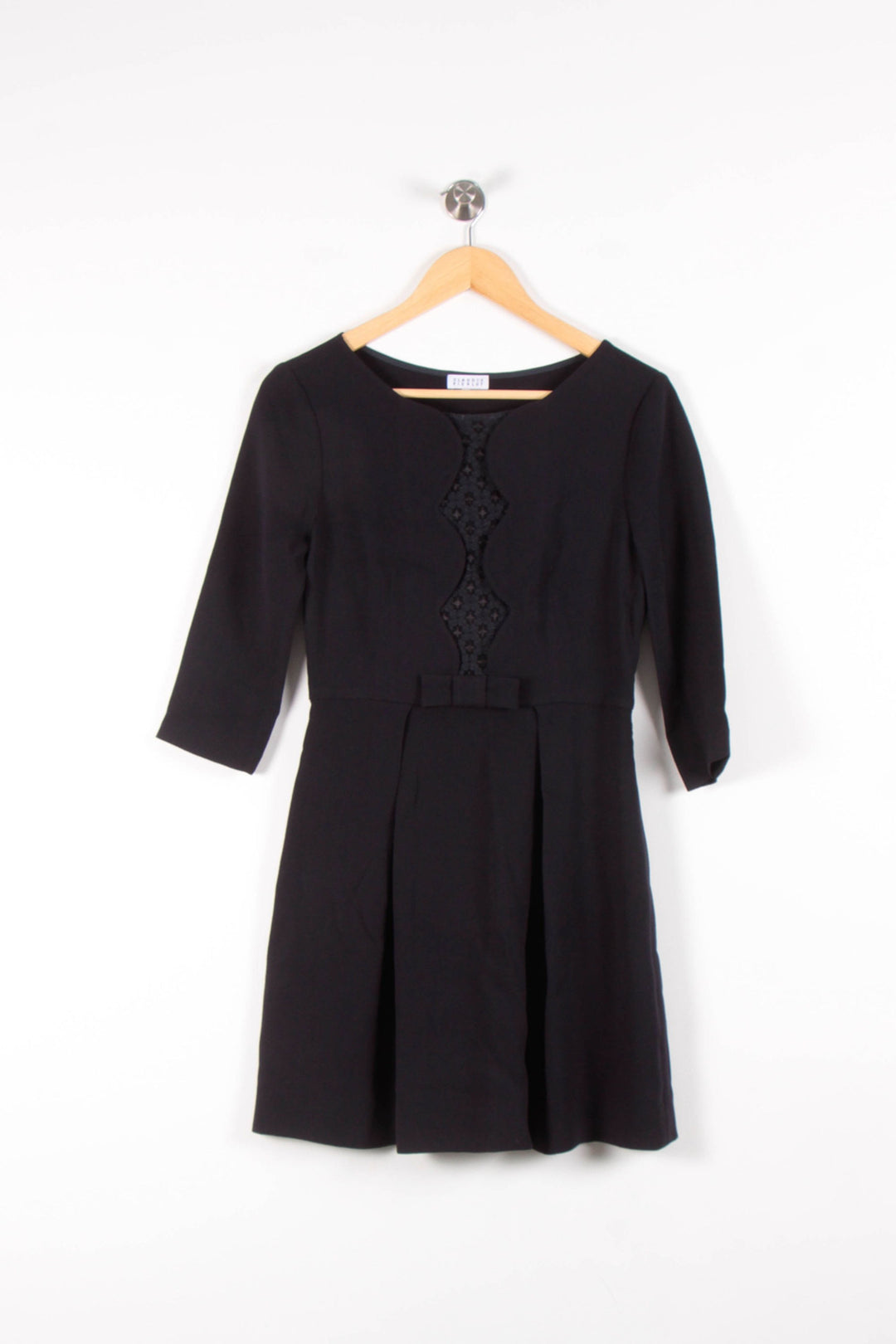 Robe Courte Noire - Taille S/36 de la marque Claudie Pierlot | PARAD83398 - Vendu par Paradigme - Image 2