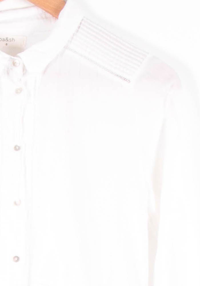 Chemise Blanche - Taille XS/34 de la marque ba&sh | PARAD83400 - Vendu par Paradigme - Image 3
