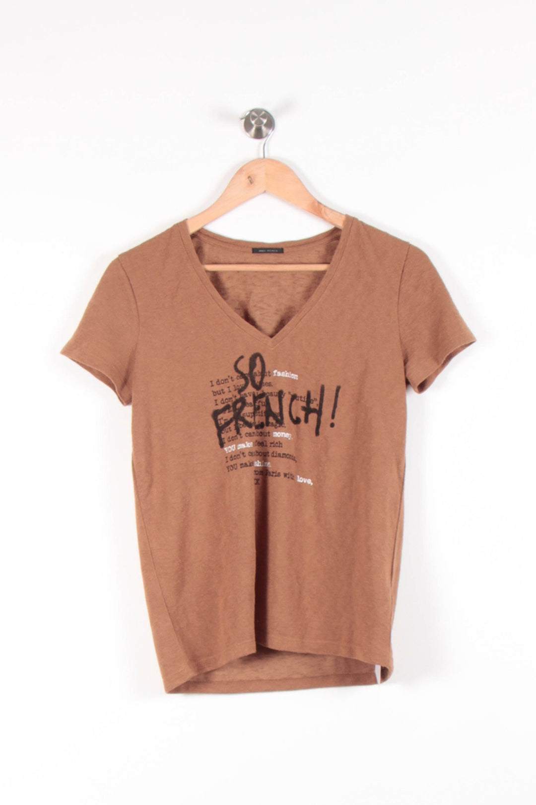 Tee-shirt Marron - Taille S/36 de la marque IKKS | PARAD83401 - Vendu par Paradigme - Image 2