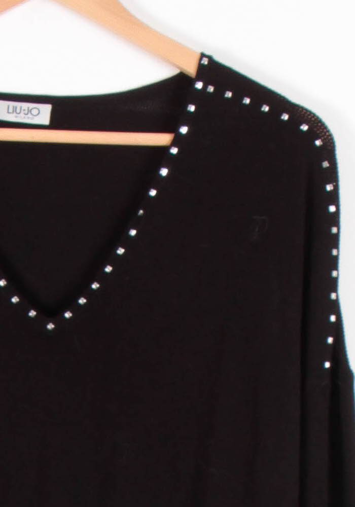 Robe Pull Noire - Taille S/36 de la marque Liu Jo | PARAD83402 - Vendu par Paradigme - Image 3
