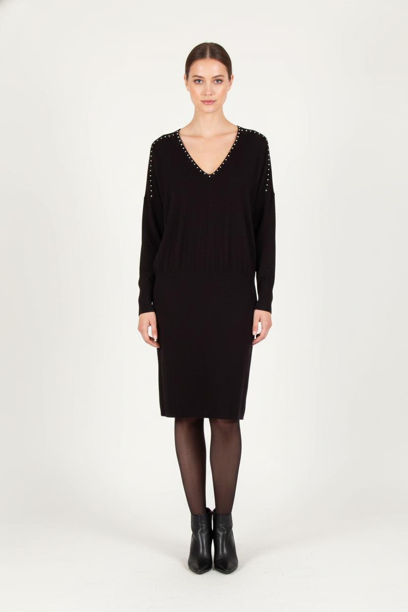 Robe Pull Noire - Taille S/36 de la marque Liu Jo | PARAD83402 - Vendu par Paradigme - Image 1