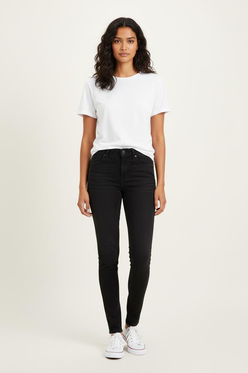 Jean Skinny Noir - Taille XS/34 de la marque Levi's | PARAD83403 - Vendu par Paradigme - Image 1
