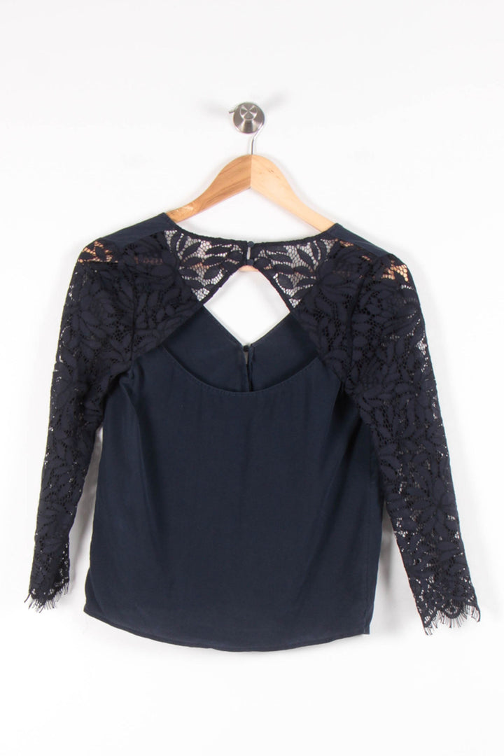 Blouse Bleu - Taille XS/34 de la marque Sézane | PARAD83409 - Vendu par Paradigme - Image 4