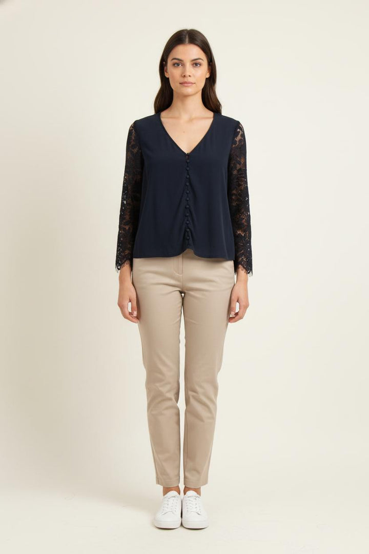 Blouse Bleu - Taille XS/34 de la marque Sézane | PARAD83409 - Vendu par Paradigme - Image 1