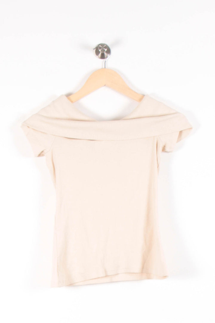 Top Col Bateau Beige - Taille XS/34 de la marque Sézane | PARAD83412 - Vendu par Paradigme - Image 4