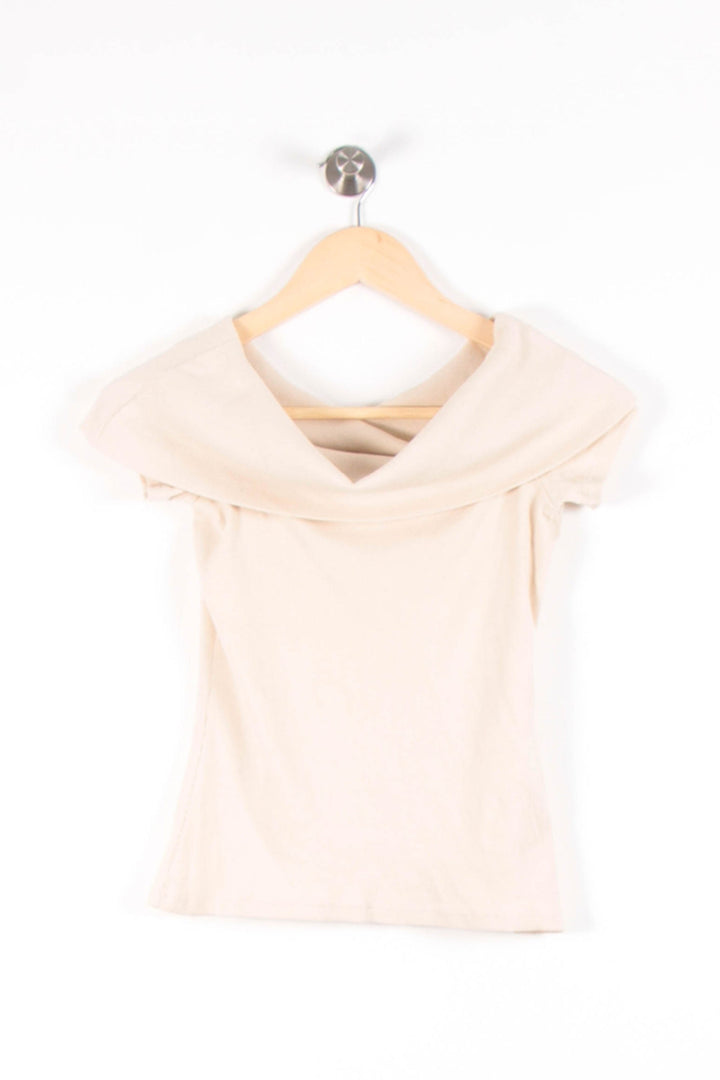 Top Col Bateau Beige - Taille XS/34 de la marque Sézane | PARAD83412 - Vendu par Paradigme - Image 2