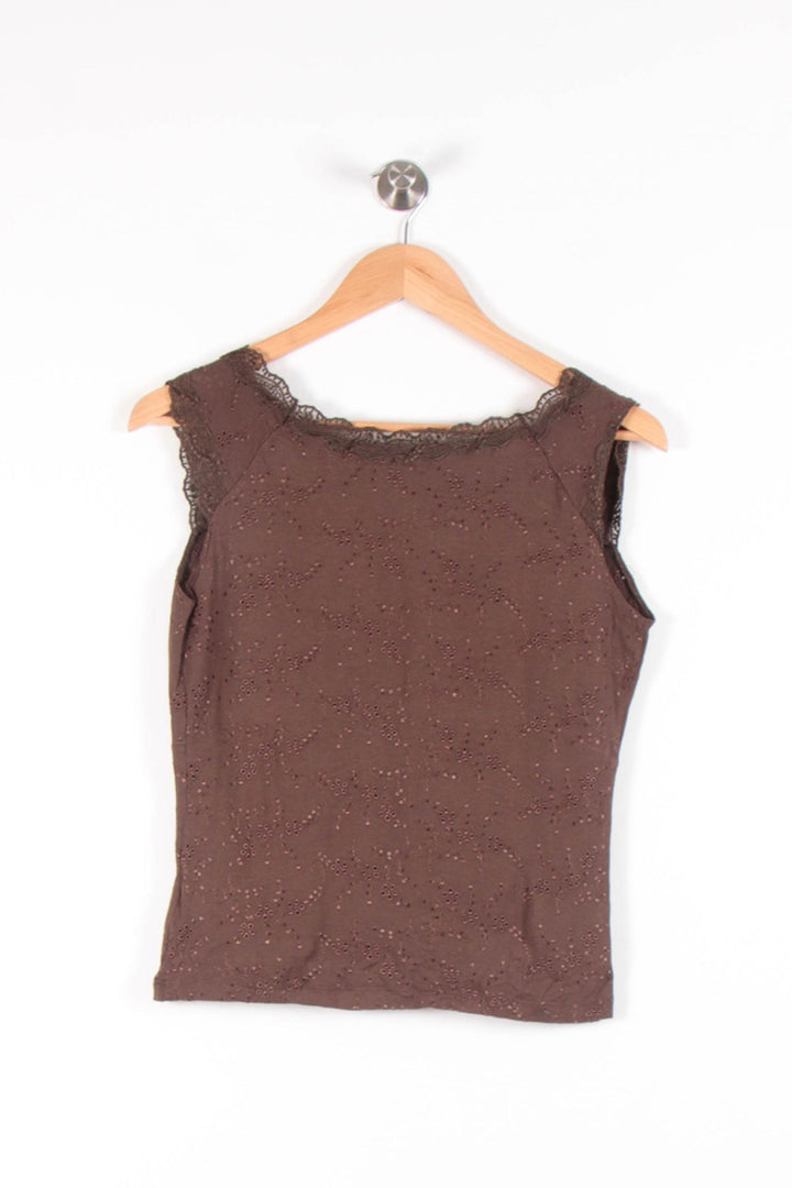 Débardeur Marron - Taille L/40 de la marque Caroll | PARAD83417 - Vendu par Paradigme - Image 4