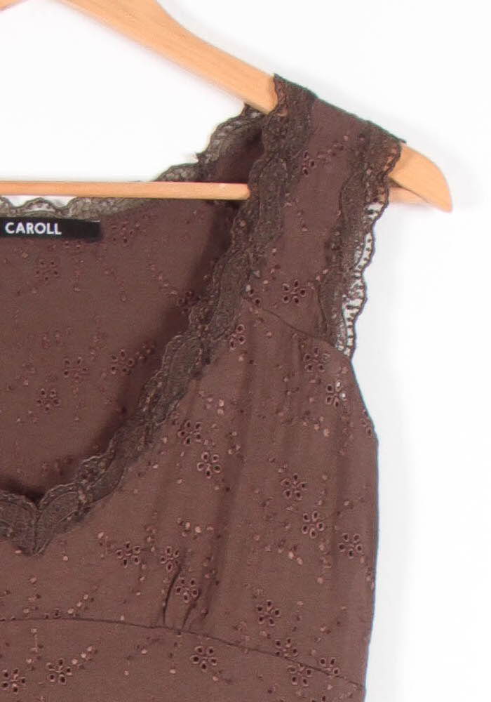 Débardeur Marron - Taille L/40 de la marque Caroll | PARAD83417 - Vendu par Paradigme - Image 3