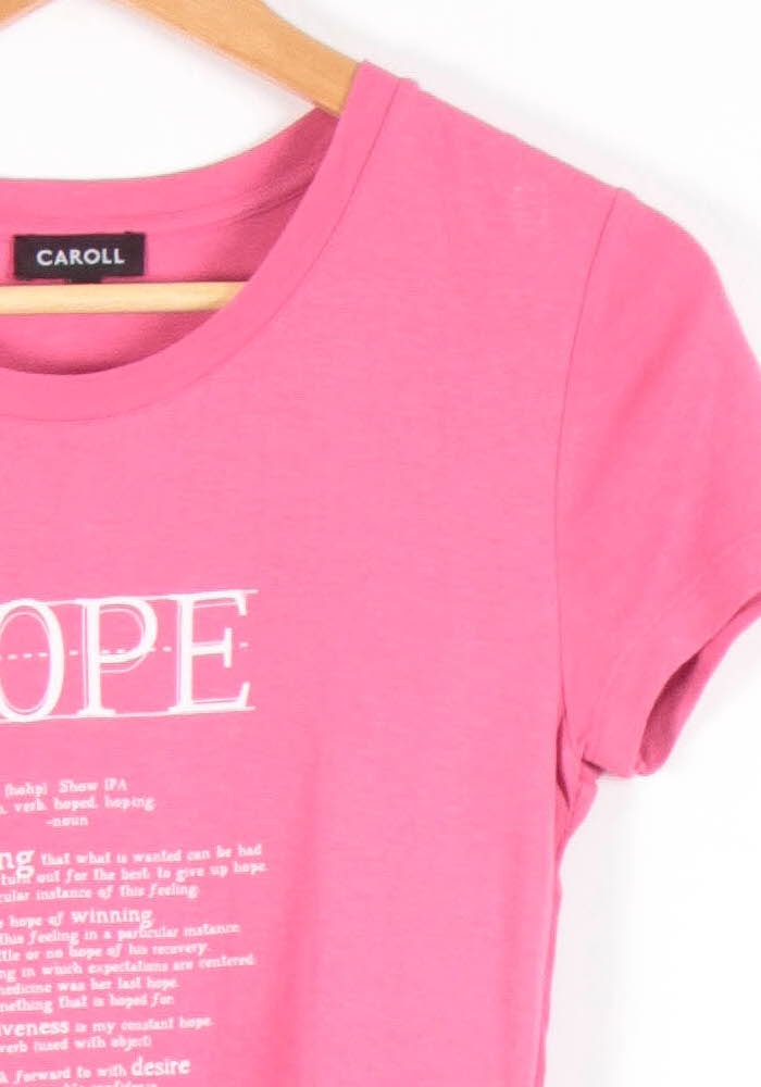 Tee-shirt Rose - Taille L/40 de la marque Caroll | PARAD83420 - Vendu par Paradigme - Image 3