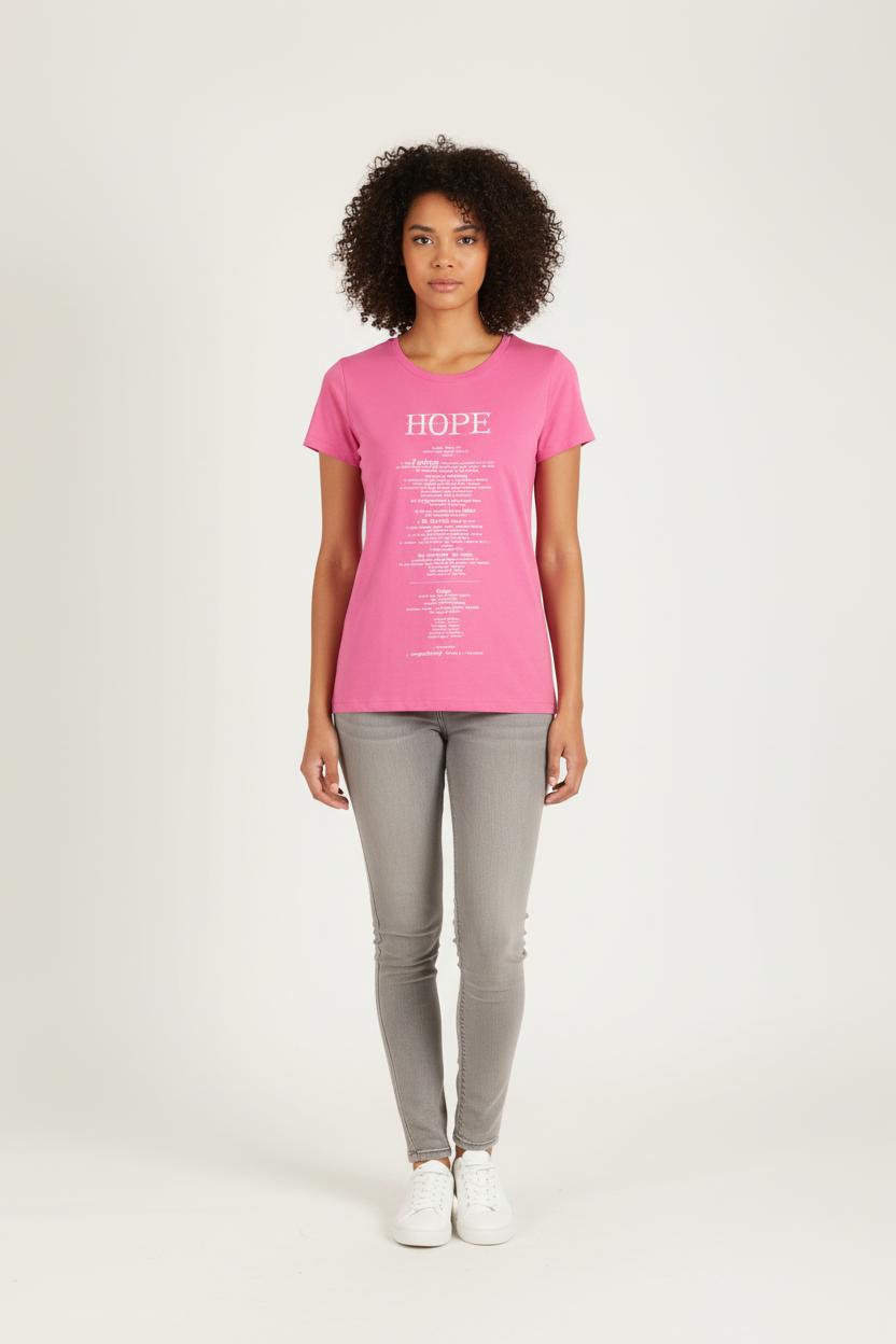 Tee-shirt Rose - Taille L/40 de la marque Caroll | PARAD83420 - Vendu par Paradigme - Image 1