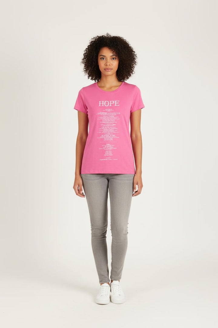 Tee-shirt Rose - Taille L/40 de la marque Caroll | PARAD83420 - Vendu par Paradigme - Image 1