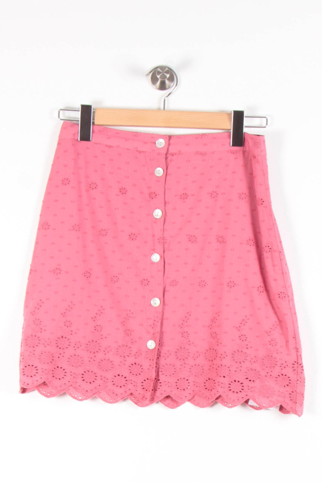 Jupe Brodée Rose - Taille M/38 de la marque Karl Marc John | PARAD83424 - Vendu par Paradigme - Image 2