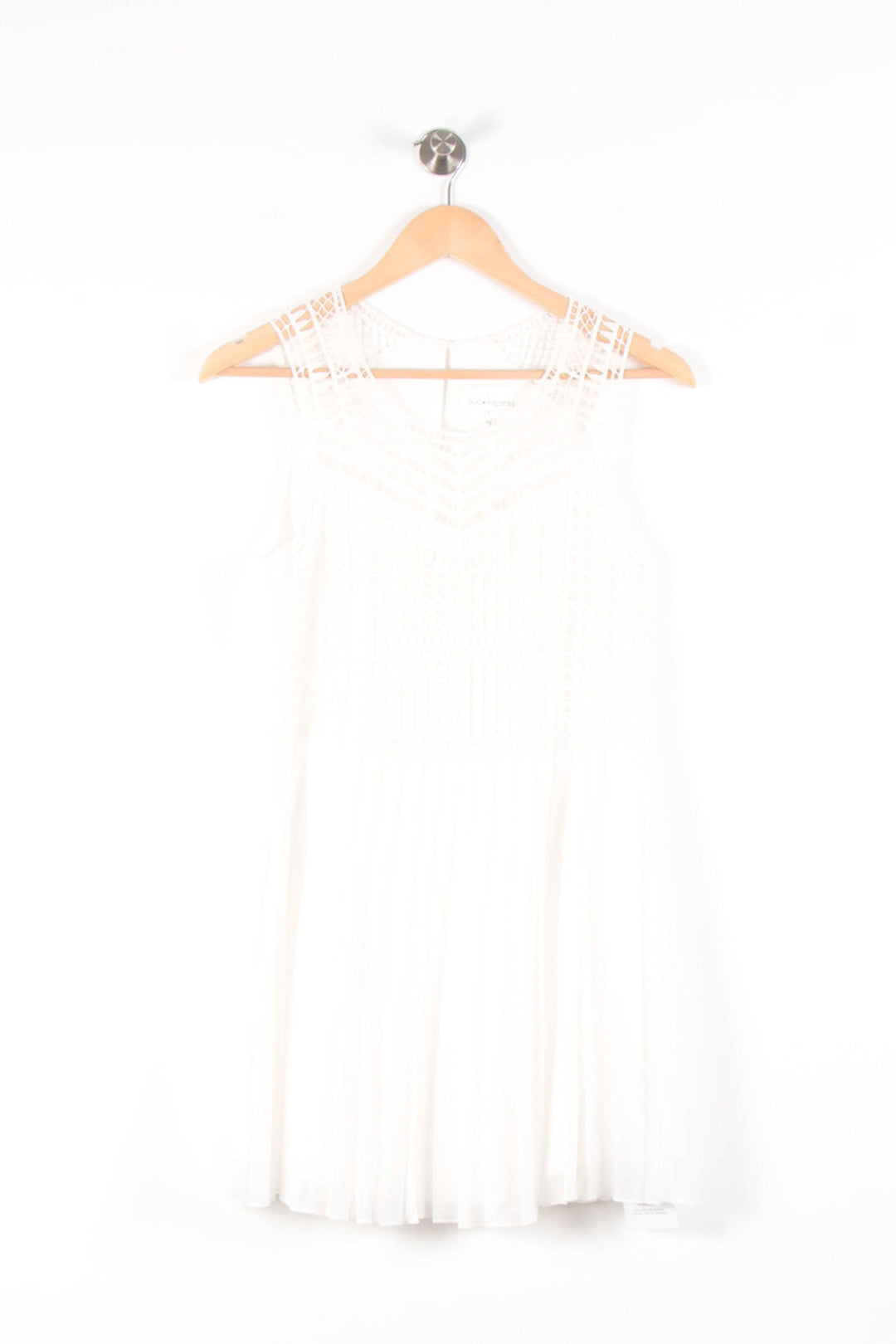 Robe Plissée Blanche - Taille XS/34 de la marque Sud express | PARAD83431 - Vendu par Paradigme - Image 2