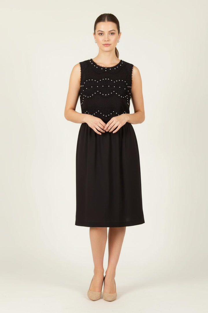 Robe Sans Manches Noire - Taille M/38 de la marque Sandro | PARAD83439 - Vendu par Paradigme - Image 1