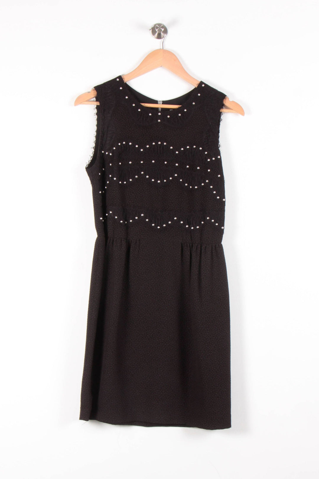 Robe Sans Manches Noire - Taille M/38 de la marque Sandro | PARAD83439 - Vendu par Paradigme - Image 2