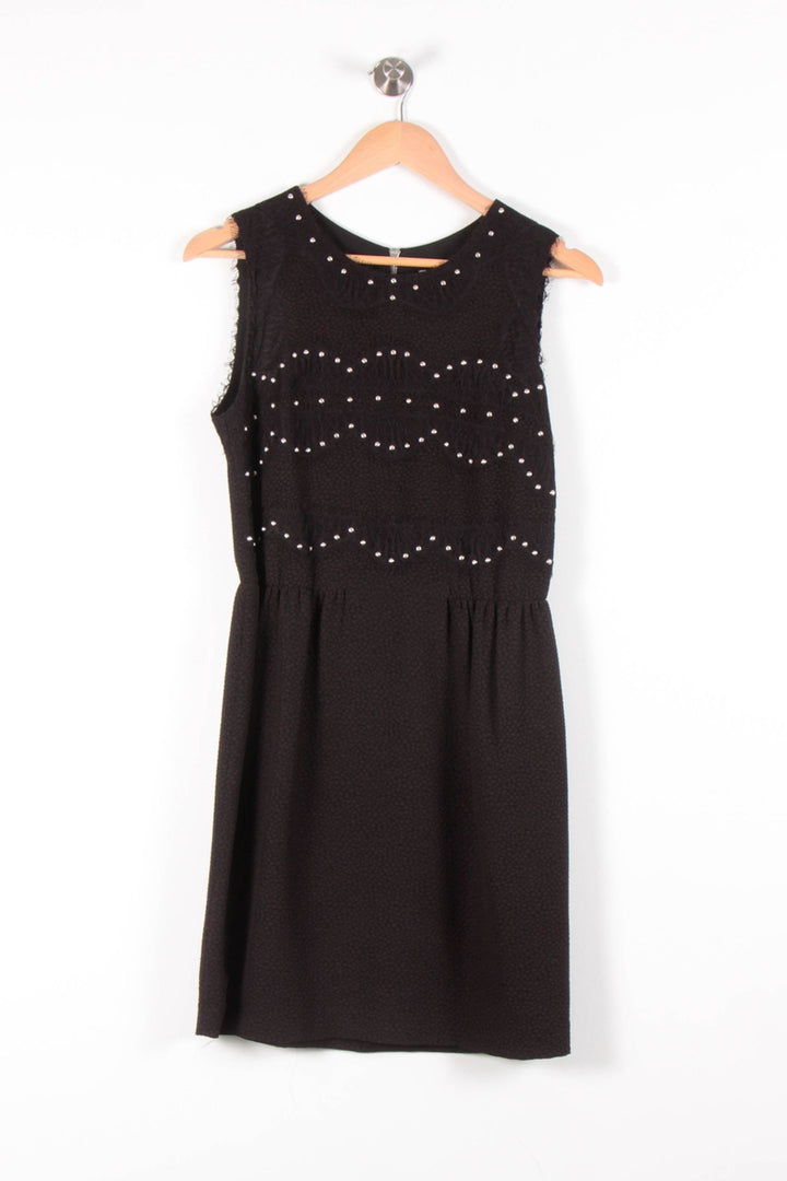 Robe Sans Manches Noire - Taille M/38 de la marque Sandro | PARAD83439 - Vendu par Paradigme - Image 2