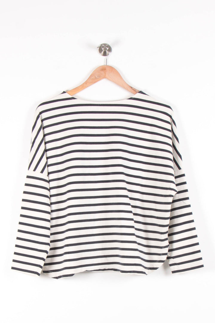 Marinière Blanche et Noire - Taille M/38 de la marque Des petits hauts | PARAD83444 - Vendu par Paradigme - Image 4