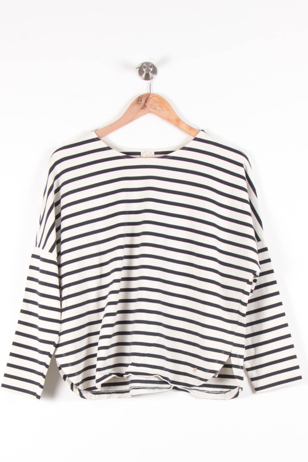 Marinière Blanche et Noire - Taille M/38 de la marque Des petits hauts | PARAD83444 - Vendu par Paradigme - Image 2