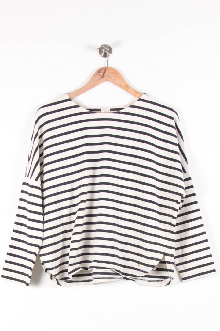 Marinière Blanche et Noire - Taille M/38 de la marque Des petits hauts | PARAD83444 - Vendu par Paradigme - Image 2