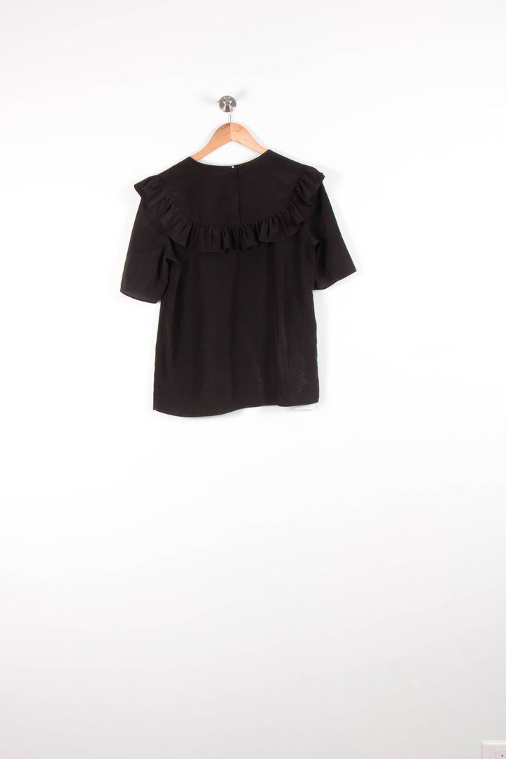 Blouse Noire - Taille L/40 de la marque Claudie Pierlot | PARAD83465 - Vendu par Paradigme - Image 4