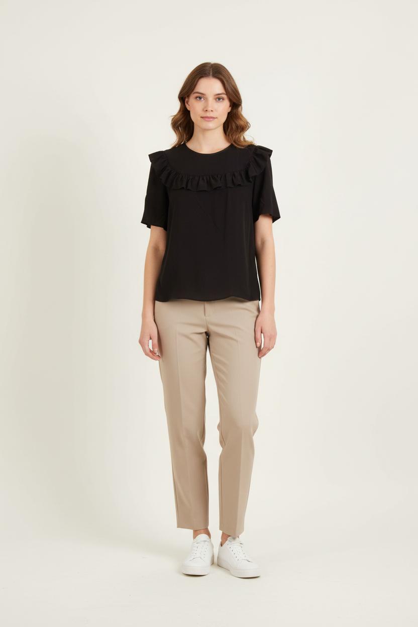 Blouse Noire - Taille L/40 de la marque Claudie Pierlot | PARAD83465 - Vendu par Paradigme - Image 1