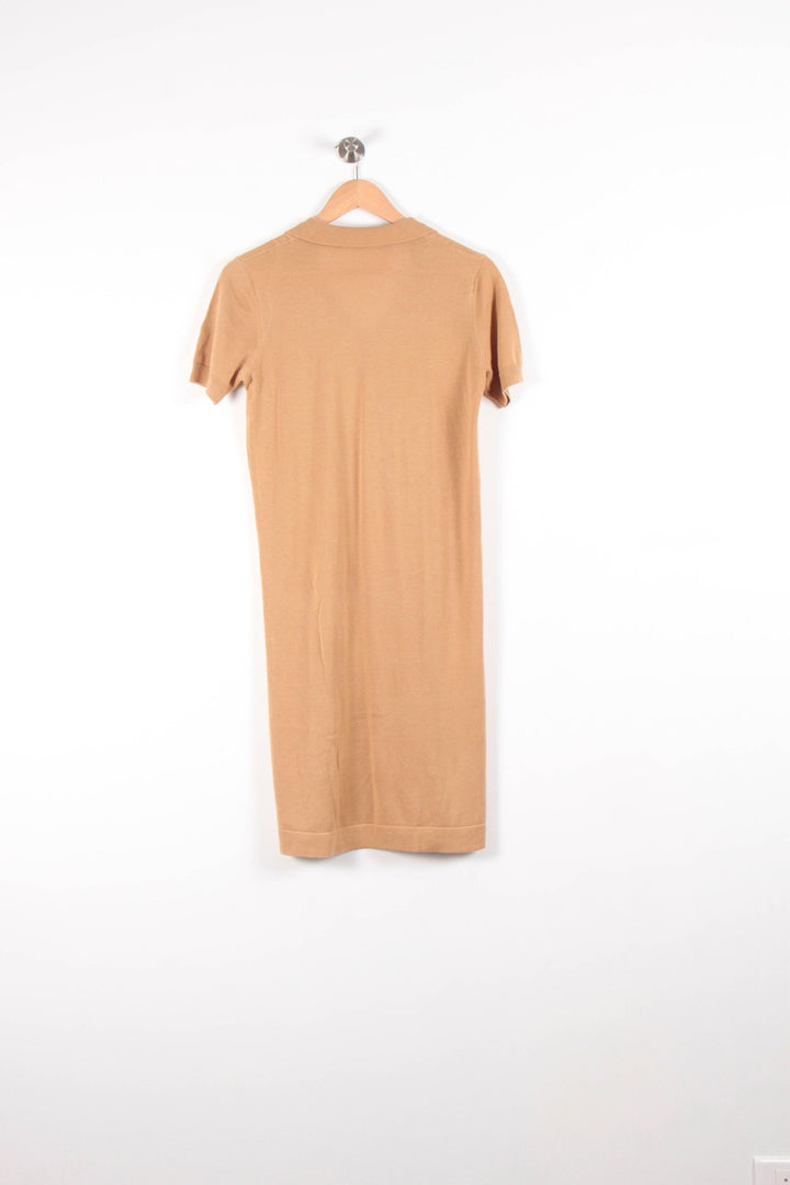 Robe Polo Marron - Taille M/38 de la marque Comptoir des Cotonniers | PARAD83466 - Vendu par Paradigme - Image 4