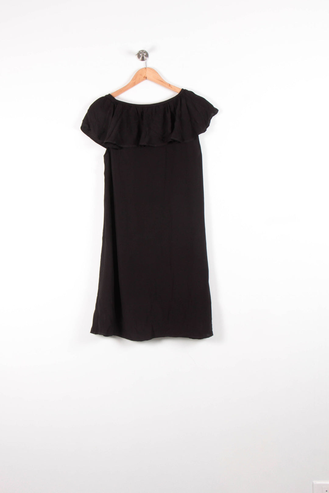 Robe Volantée Noire - Taille M/38 de la marque Claudie Pierlot | PARAD83468 - Vendu par Paradigme - Image 4