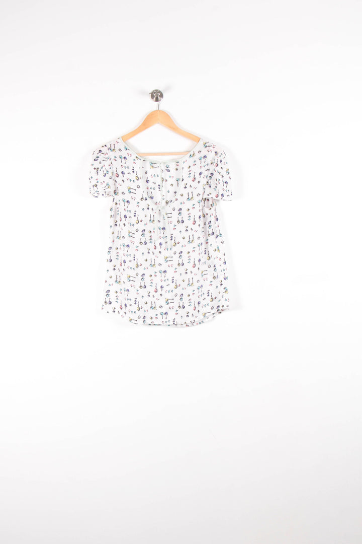 Blouse Blanche - Taille M/38 de la marque Claudie Pierlot | PARAD83471 - Vendu par Paradigme - Image 4