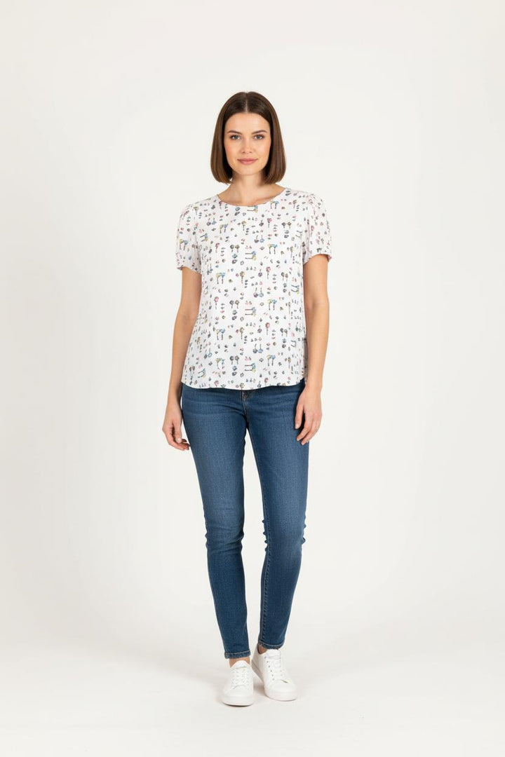 Blouse Blanche - Taille M/38 de la marque Claudie Pierlot | PARAD83471 - Vendu par Paradigme - Image 1