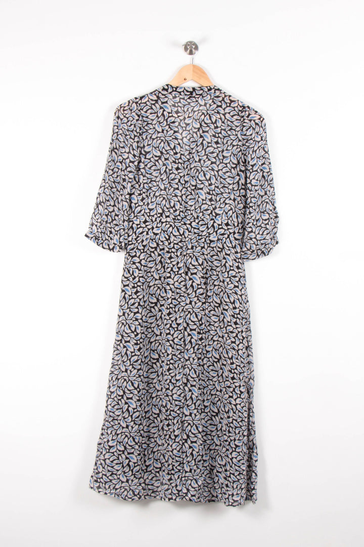 Robe Longue Noire et Blanche - Taille S/36 de la marque Caroll | PARAD83481 - Vendu par Paradigme - Image 4