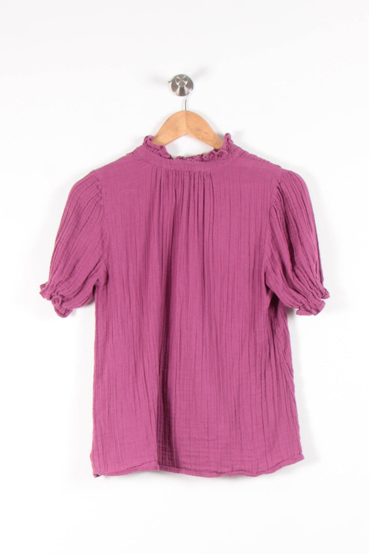 Blouse Violette - Taille S/36 de la marque La Petite Etoile | PARAD83485 - Vendu par Paradigme - Image 4