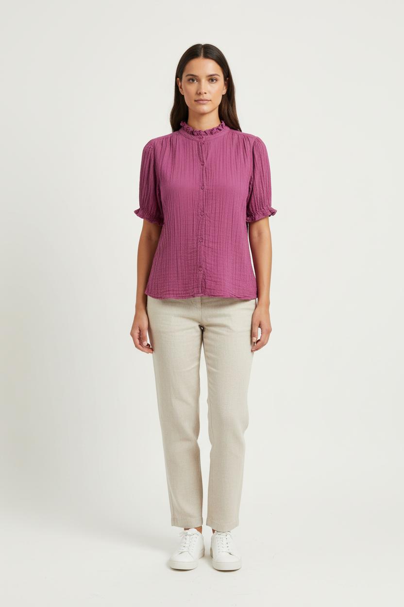 Blouse Violette - Taille S/36 de la marque La Petite Etoile | PARAD83485 - Vendu par Paradigme - Image 1