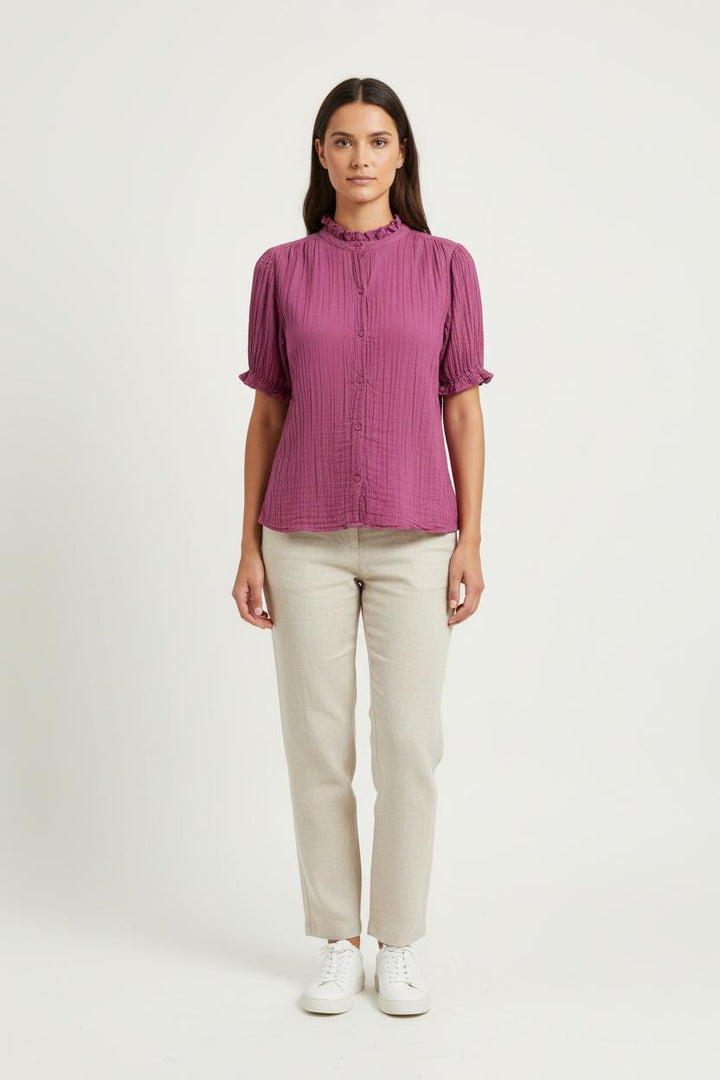 Blouse Violette - Taille S/36 de la marque La Petite Etoile | PARAD83485 - Vendu par Paradigme - Image 1