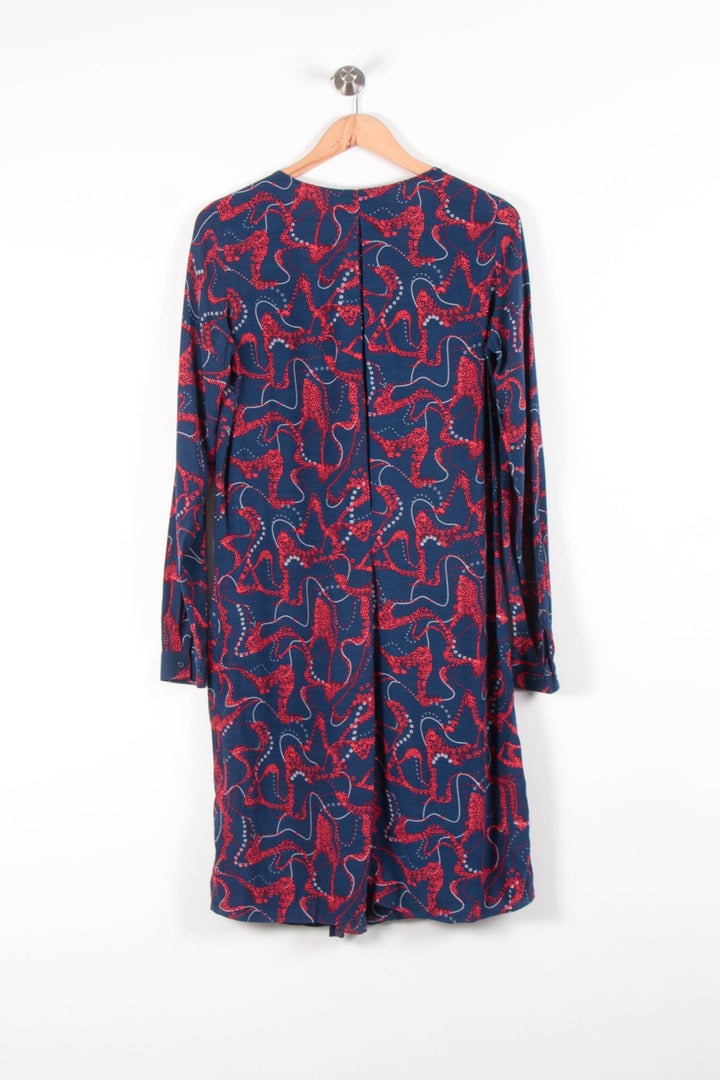 Robe Courte Bleue et Rouge - Taille M/38 de la marque Bérénice | PARAD83489 - Vendu par Paradigme - Image 4