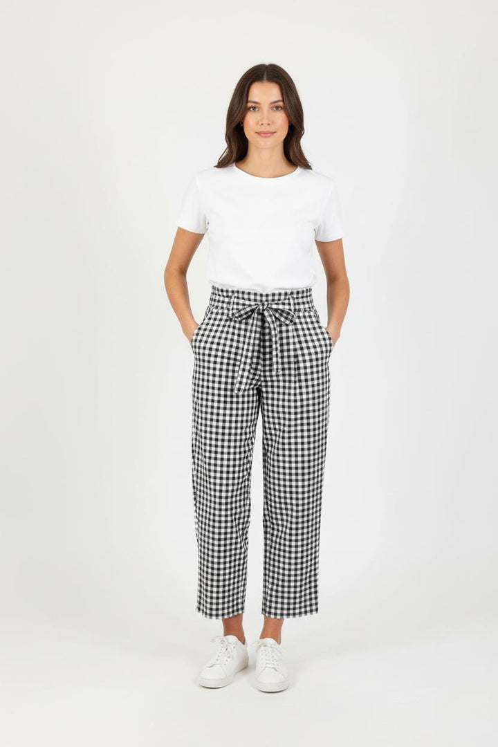 Pantalon Large Noir et Blanc - Taille M/38 de la marque Sézane | PARAD83495 - Vendu par Paradigme - Image 1