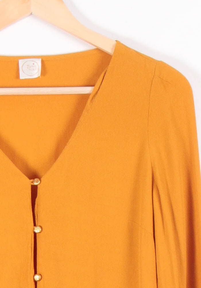 Blouse Jaune - Taille XS/34 de la marque Des petits hauts | PARAD83506 - Vendu par Paradigme - Image 3