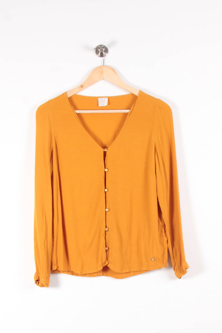 Blouse Jaune - Taille XS/34 de la marque Des petits hauts | PARAD83506 - Vendu par Paradigme - Image 2