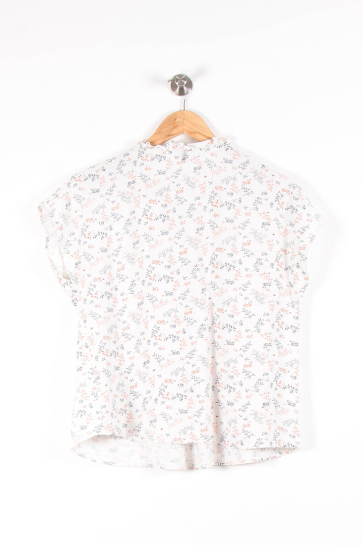 Blouse Blanche et Rose - Taille S/36 de la marque One Step | PARAD83518 - Vendu par Paradigme - Image 4