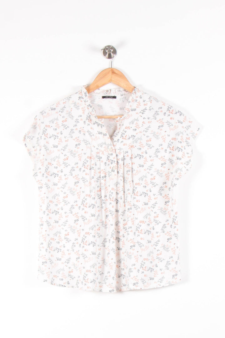 Blouse Blanche et Rose - Taille S/36 de la marque One Step | PARAD83518 - Vendu par Paradigme - Image 2