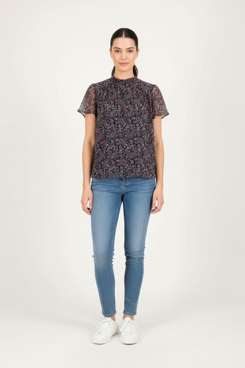 Blouse Multicolore - Taille M/38 de la marque IKKS | PARAD83520 - Vendu par Paradigme - Image 1
