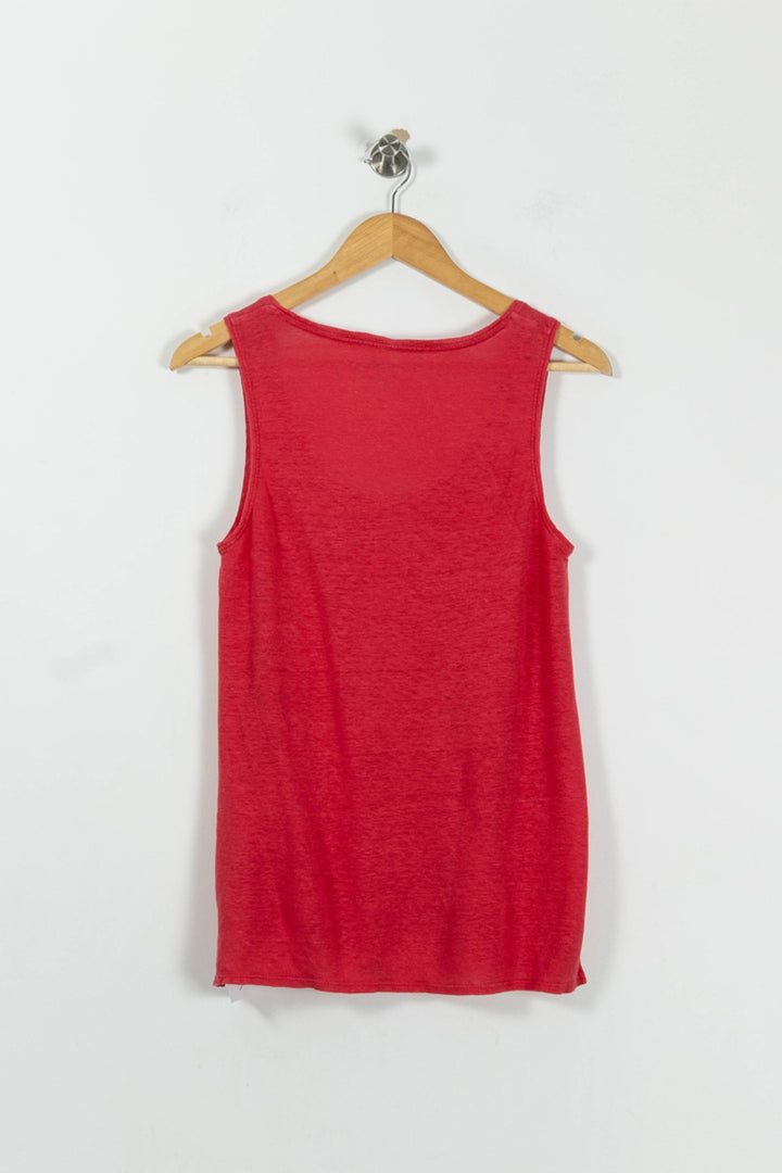 Débardeur Rouge - Taille L/40 de la marque Sud express | PARAD83542 - Vendu par Paradigme - Image 4