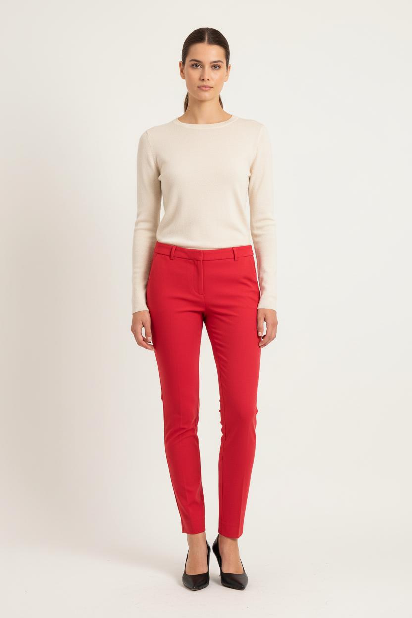 Pantalon Rouge - Taille M/38 de la marque IKKS | PARAD83544 - Vendu par Paradigme - Image 1