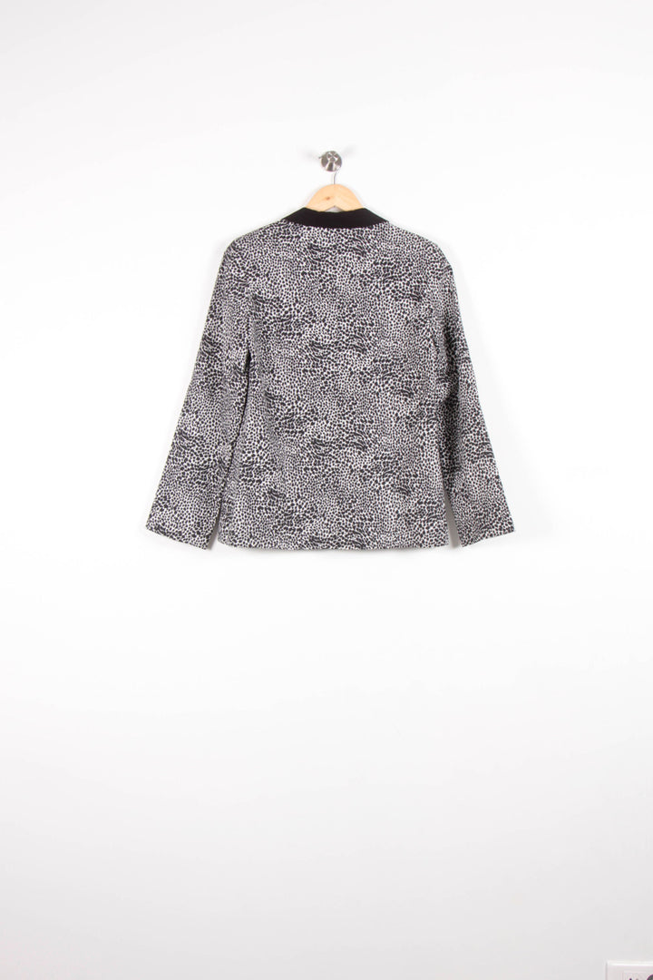 Blazer Noir et Blanc - Taille L/40 de la marque Sandro | PARAD83547 - Vendu par Paradigme - Image 4