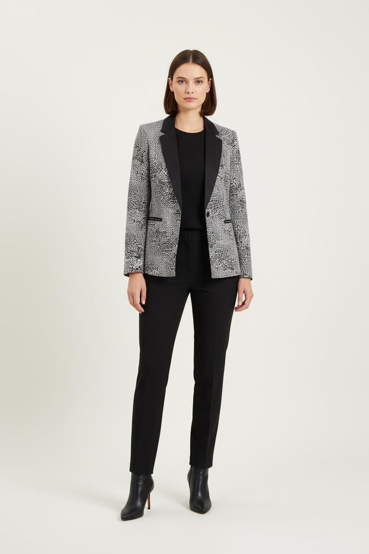 Blazer Noir et Blanc - Taille L/40 de la marque Sandro | PARAD83547 - Vendu par Paradigme - Image 1