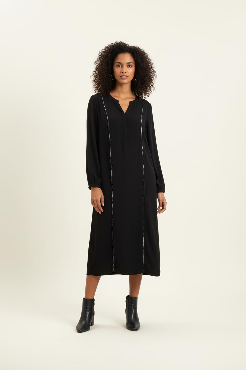 Robe Noire - Taille M/38 de la marque IKKS | PARAD83558 - Vendu par Paradigme - Image 1