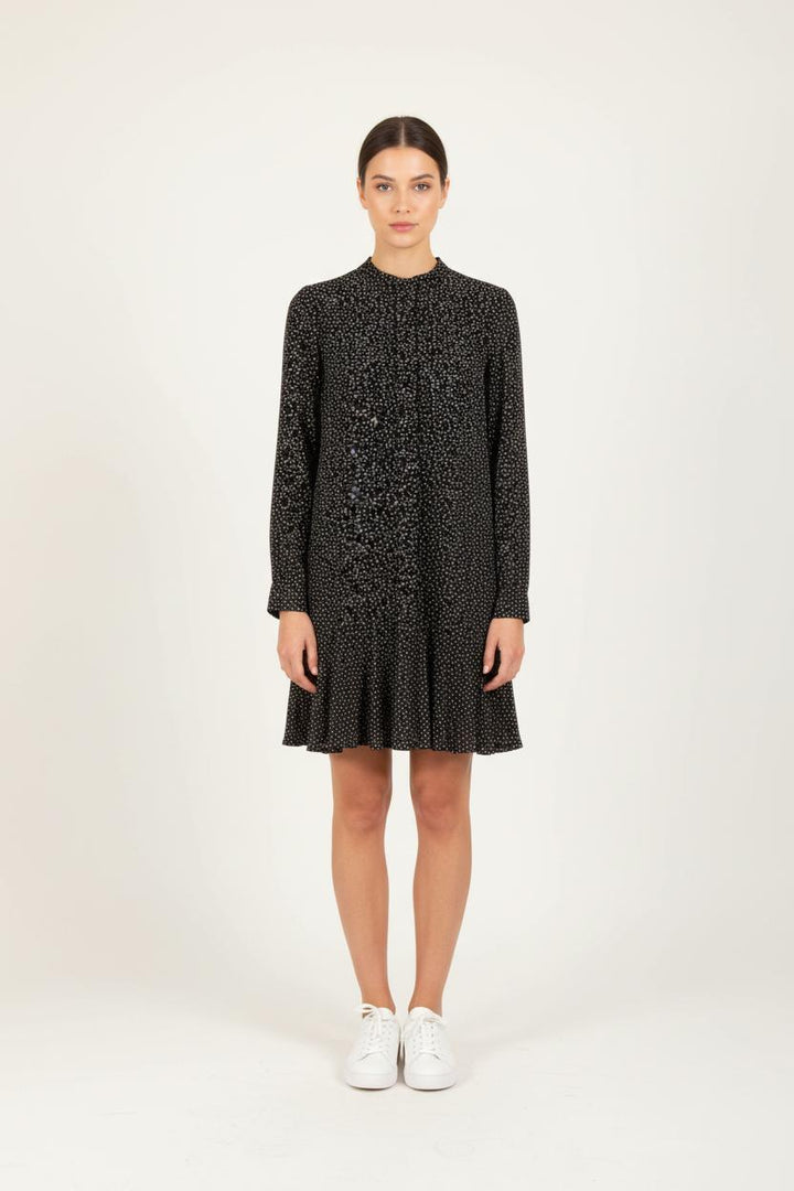 Robe Courte Noire et Blanche - Taille S/36 de la marque ZAPA | PARAD83561 - Vendu par Paradigme - Image 1