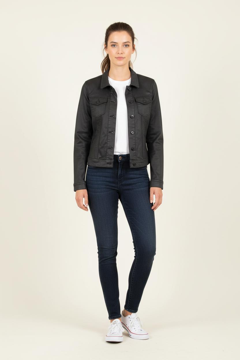 Veste Noire - Taille S/36 de la marque One Step | PARAD83568 - Vendu par Paradigme - Image 1