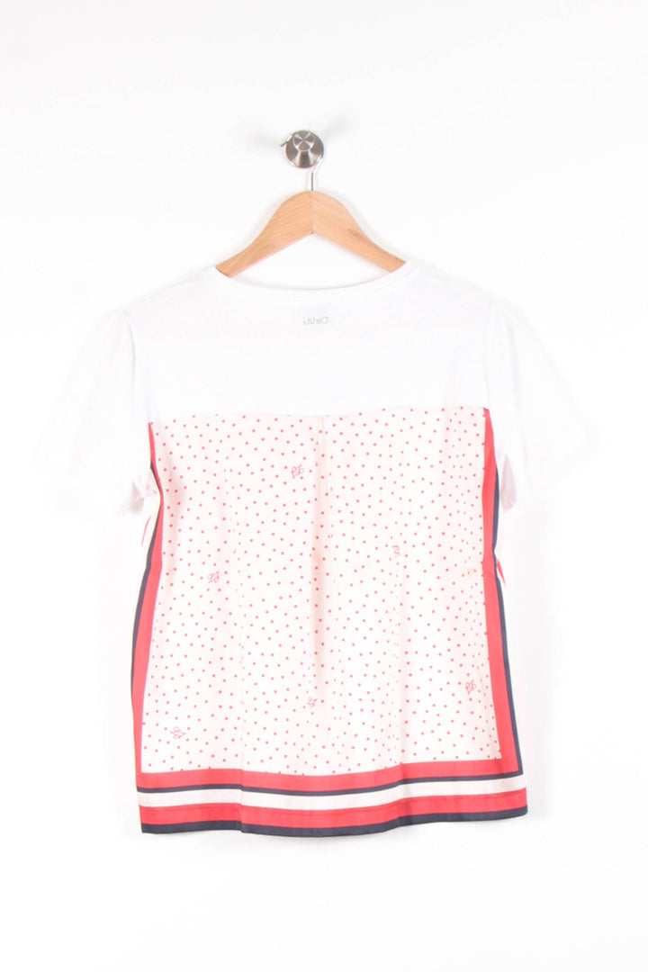 Tee-shirt Blanc et Rouge - Taille M/38 de la marque Liu Jo | PARAD83570 - Vendu par Paradigme - Image 4
